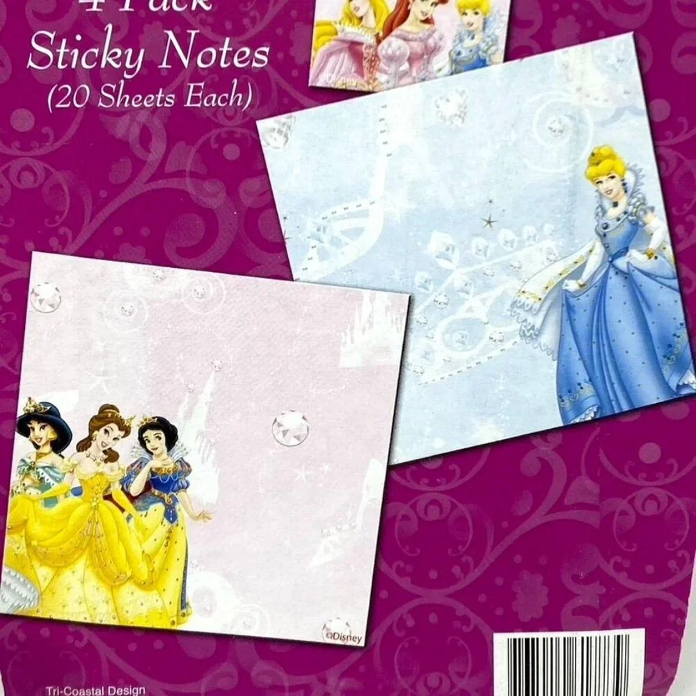 Disney pads sticky